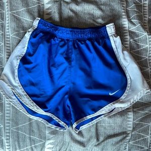 Blue Nike Athletic/Workout Shorts